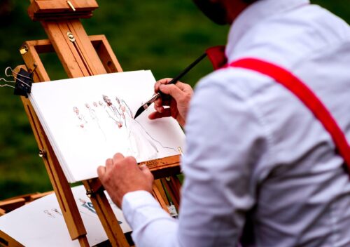 Live drawing – elegancka atrakcja na wesele