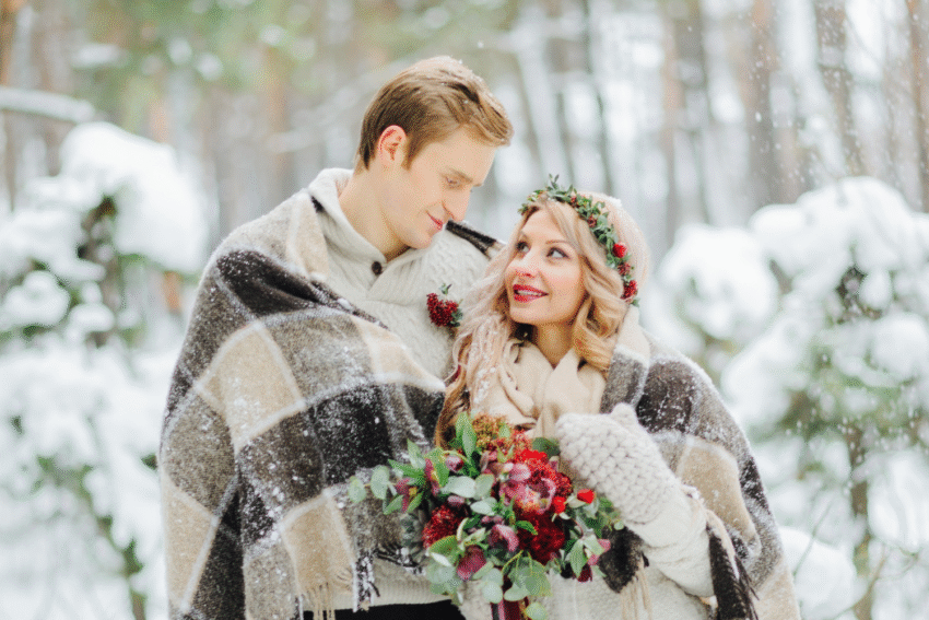 Ślub cywilny zimą
